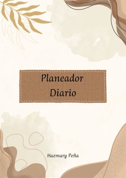 Planeador Diario Femenino Marrón