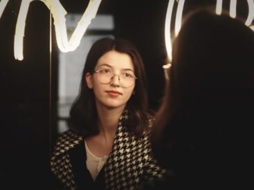 portrait, glass, neon, mirror, window, woman, face, reflection, dark, mirror, mirror, mirror, mirror, mirror